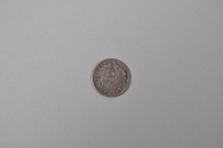 1854 Arrows Half Dime