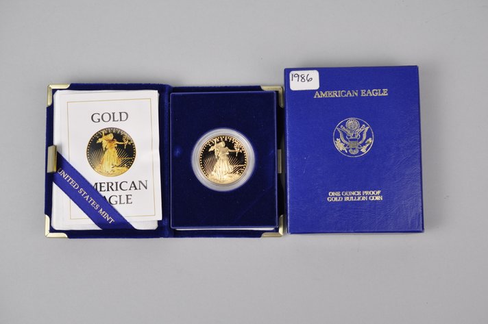 1986 American Eagle One Ounce Proof Gold Bullion Coin