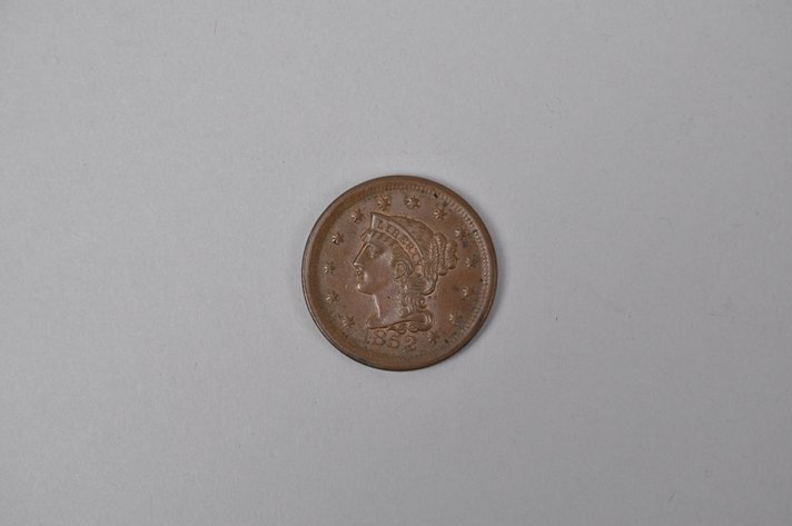 1852 Braided Hair Half Cent