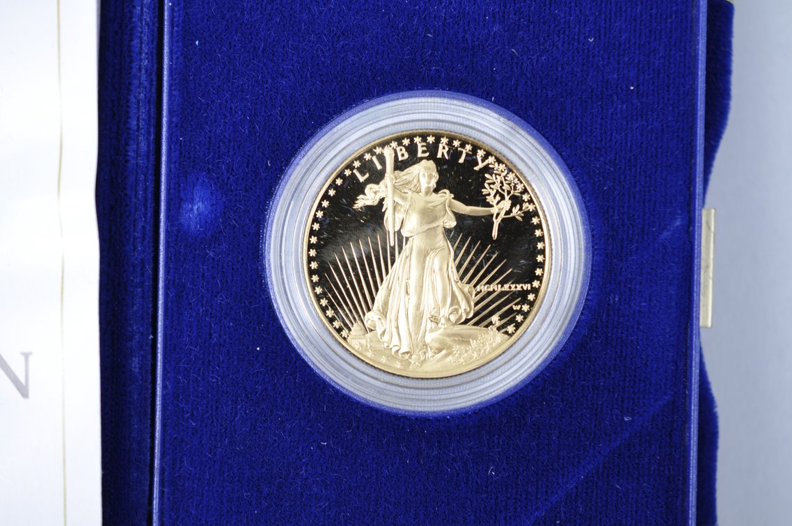 1986 American Eagle One Ounce Proof Gold Bullion Coin, photo 3 of 7