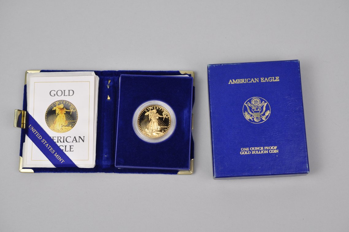 1986 American Eagle One Ounce Proof Gold Bullion Coin, photo 8 of 8