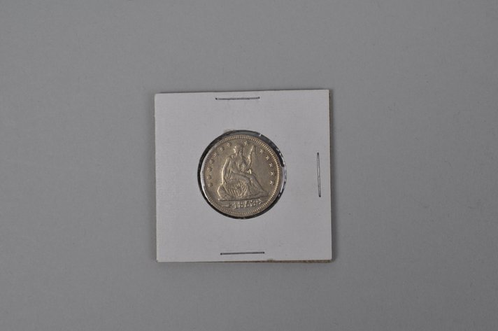 1853 Seated Liberty Quarter with Arrows and Rays