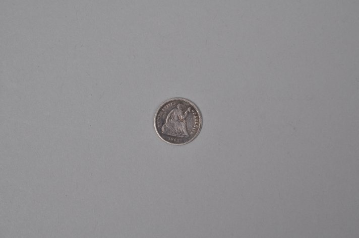 1862 Seated Liberty Half Dime