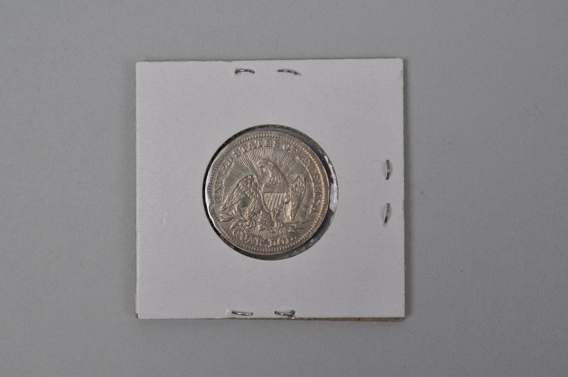 1853 Seated Liberty Quarter with Arrows and Rays, photo 5 of 5