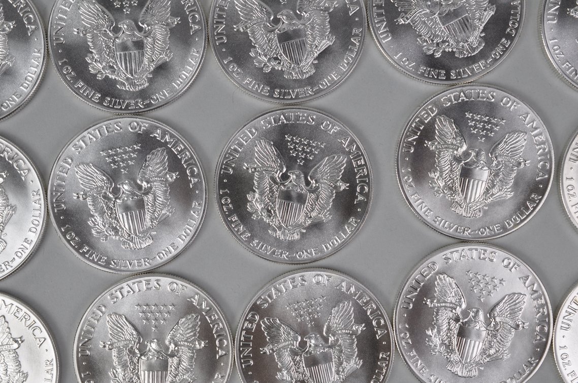 Green Mint Tube of 1986 American Silver Eagles, photo 8 of 9