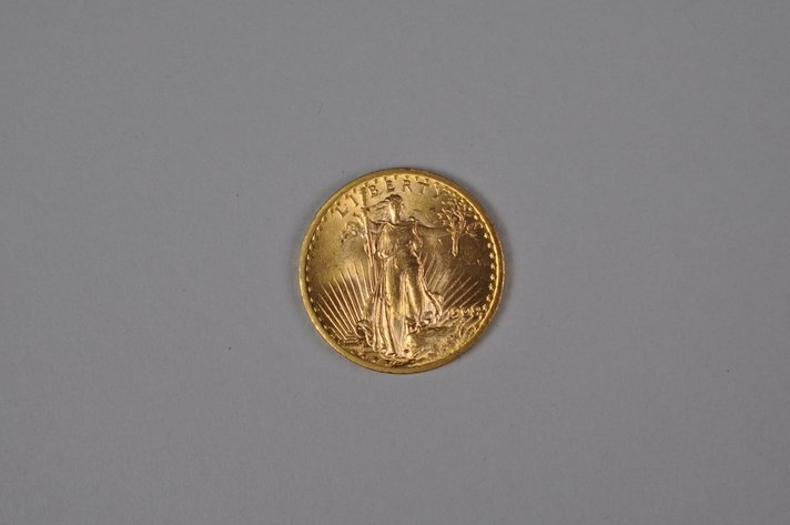 1908 No Motto SG Double Eagle Gold MS