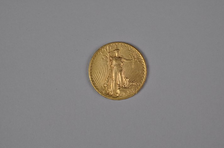 1913 D SG Double Eagle Gold AU/MS