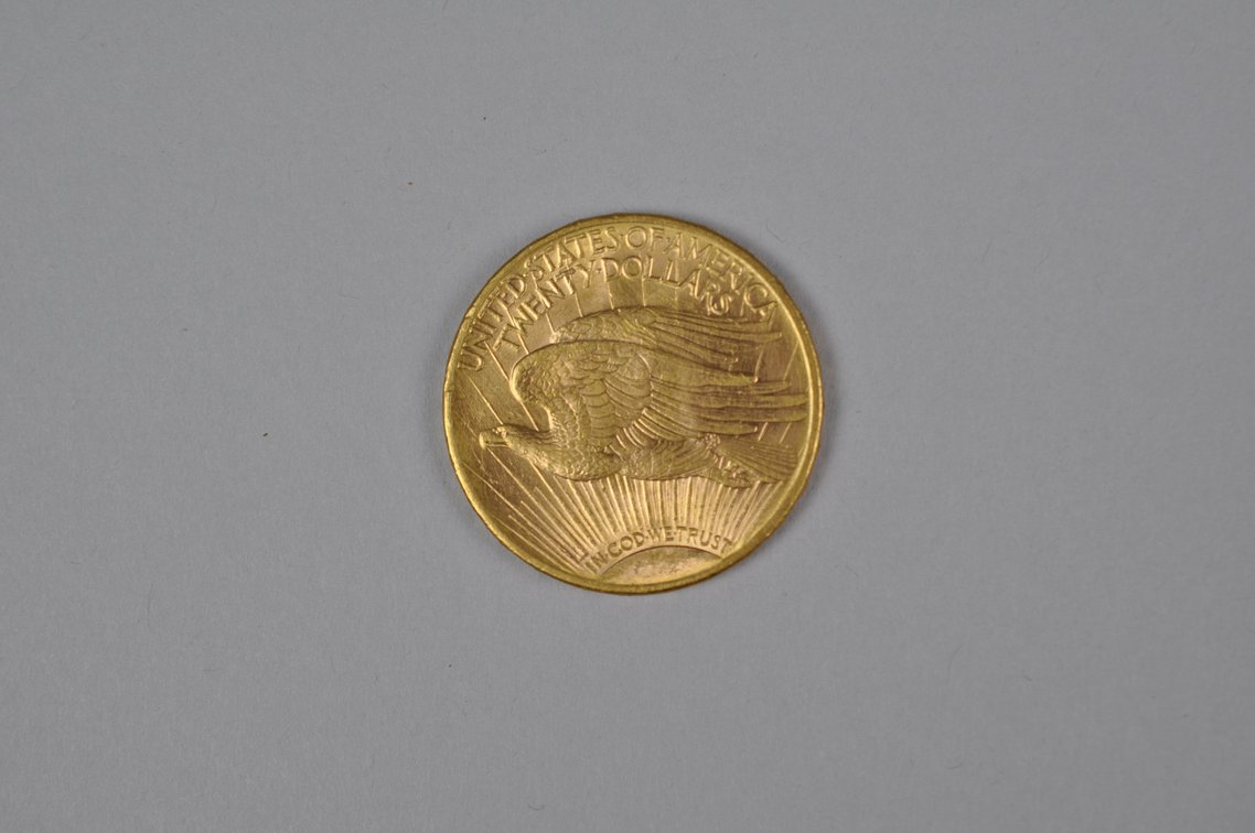 1913 D SG Double Eagle Gold AU/MS, photo 5 of 7