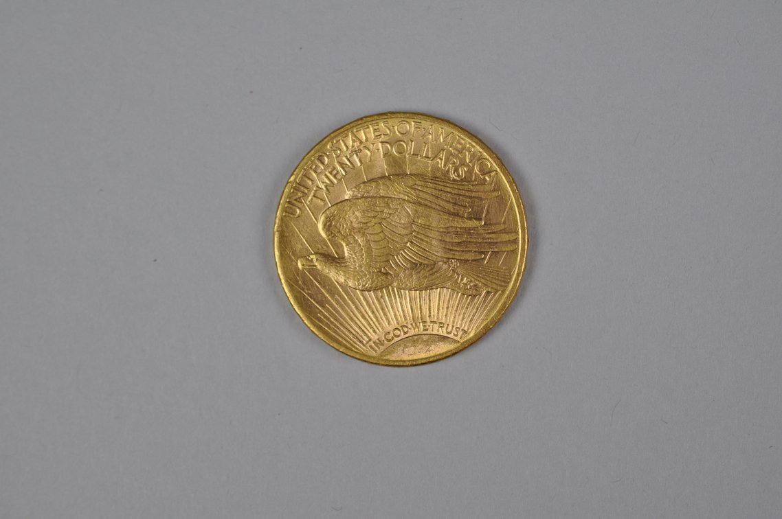 1913 D SG Double Eagle Gold AU/MS, photo 6 of 7