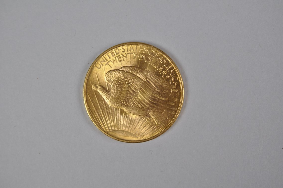 1908 No Motto SG Double Eagle Gold MS, photo 6 of 7