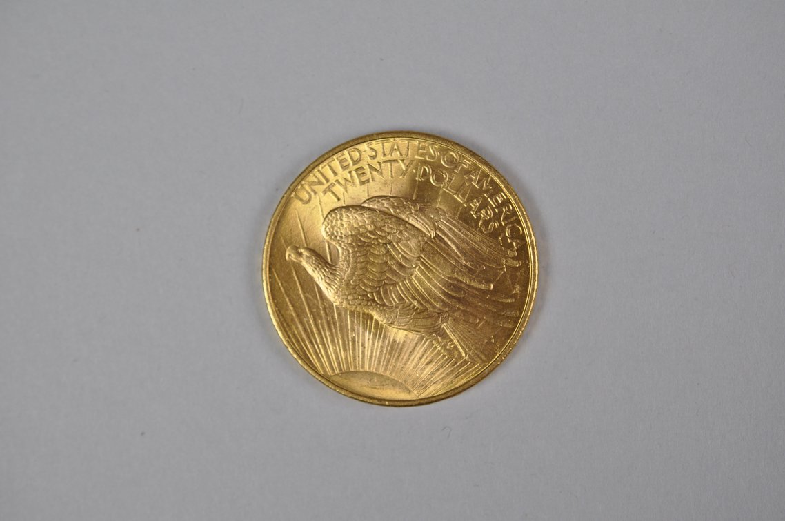 1908 No Motto SG Double Eagle Gold MS, photo 7 of 7