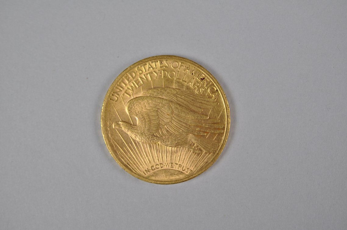 1923 SG Double Eagle Gold MS, photo 7 of 8