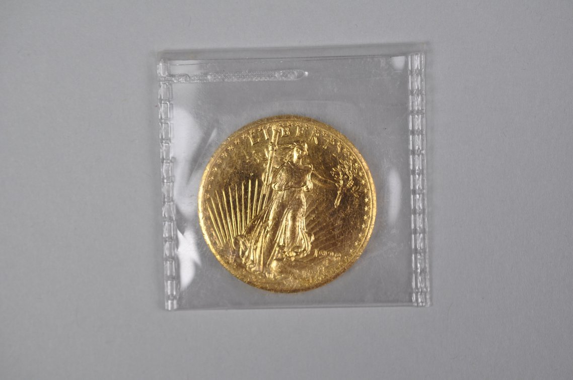 1928 SG Double Eagle Gold MS, photo 2 of 9