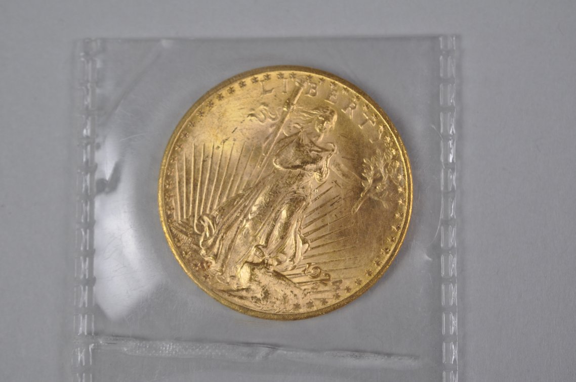 1924 SG Double Eagle Gold MS, photo 3 of 6