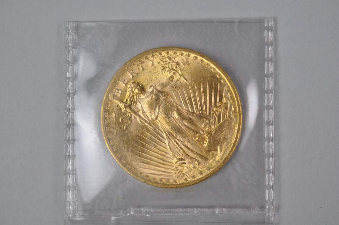 1924 SG Double Eagle Gold MS, photo 3 of 6