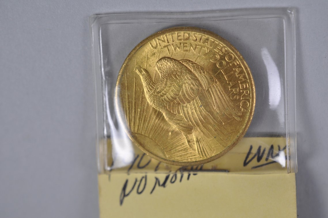 1907 No Motto SG Double Eagle Gold MS, photo 5 of 9