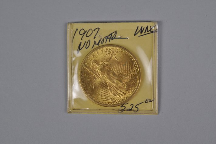 1907 No Motto SG Double Eagle Gold MS