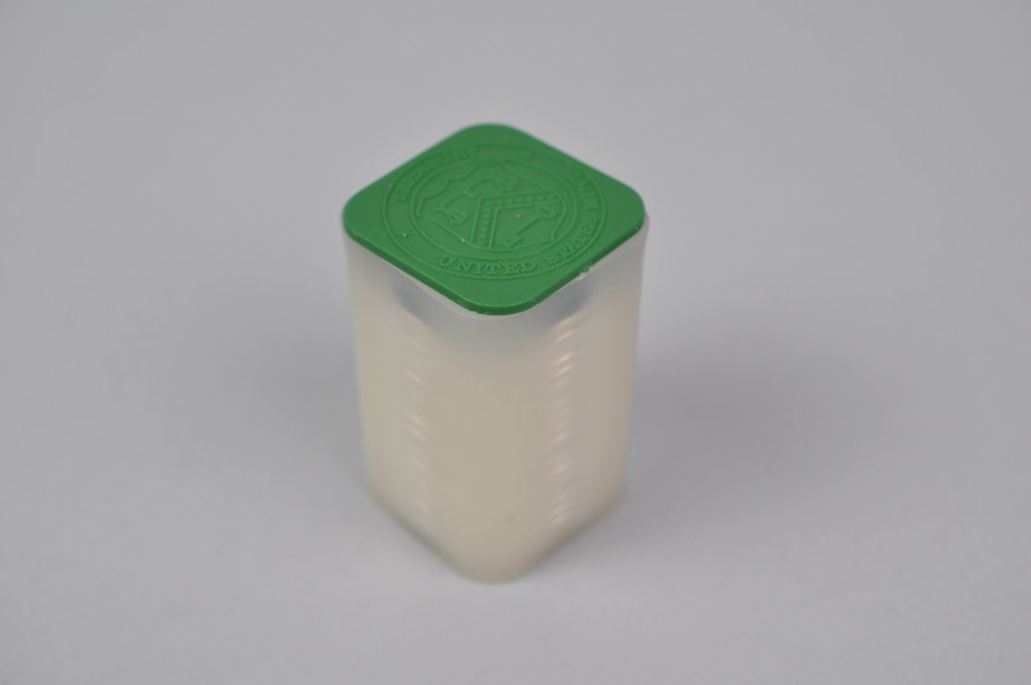 Green Mint Tube of 1987 American Silver Eagles, photo 9 of 9
