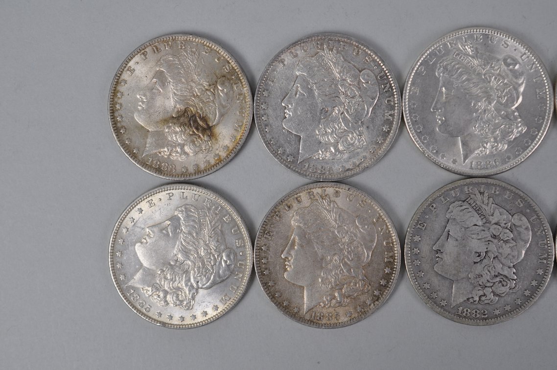 1882-1887 Silver Morgan Dollars, photo 2 of 8