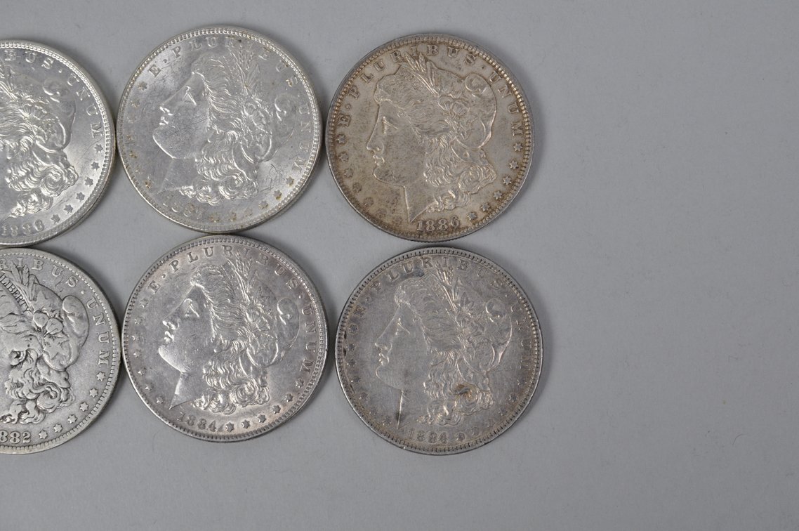 1882-1887 Silver Morgan Dollars, photo 4 of 8