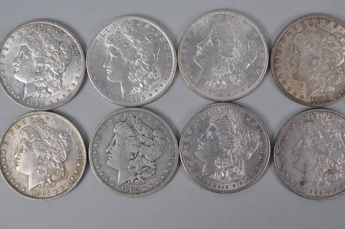 1882-1887 Silver Morgan Dollars, photo 3 of 8