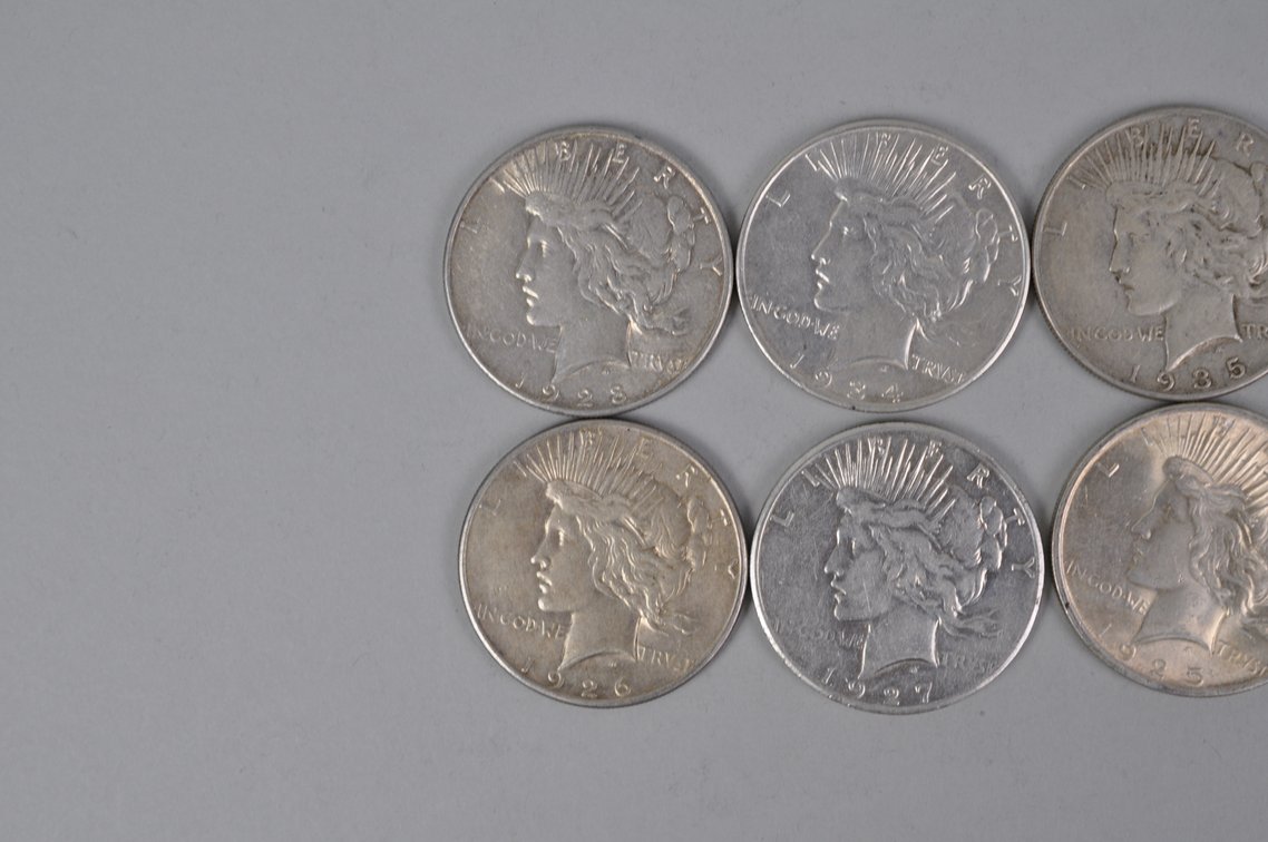 Silver Peace Dollars, photo 2 of 8