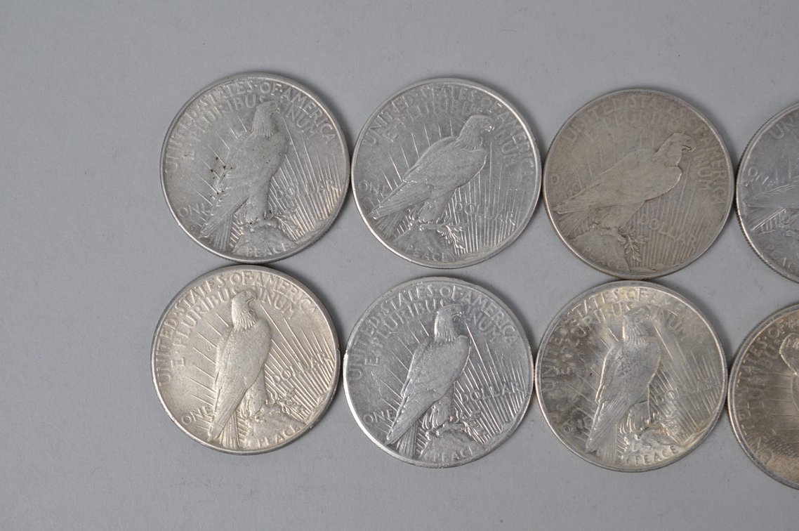 Silver Peace Dollars, photo 6 of 8