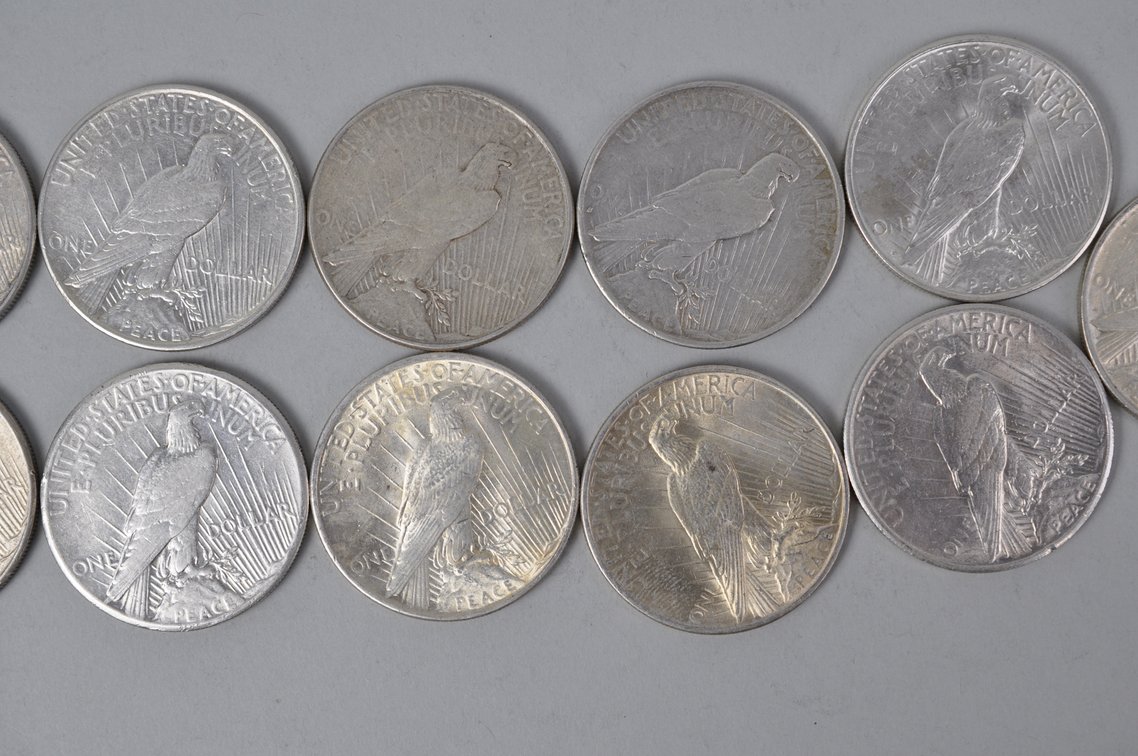 Silver Peace Dollars, photo 7 of 8