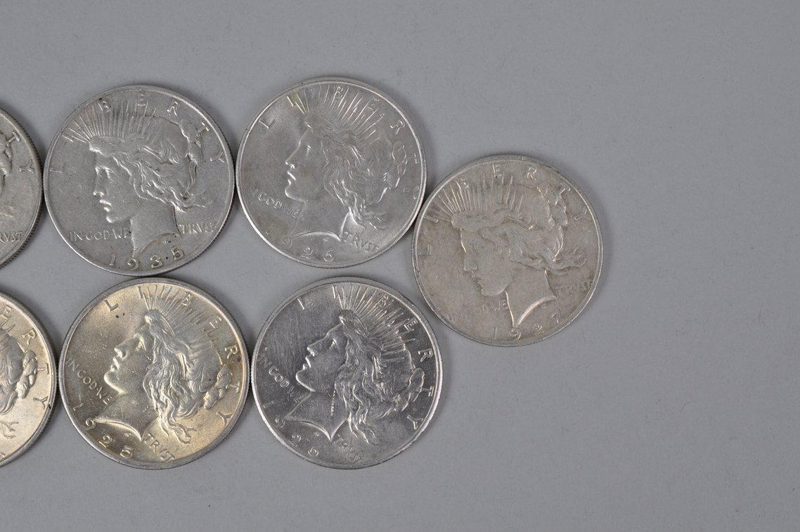 Silver Peace Dollars, photo 4 of 8