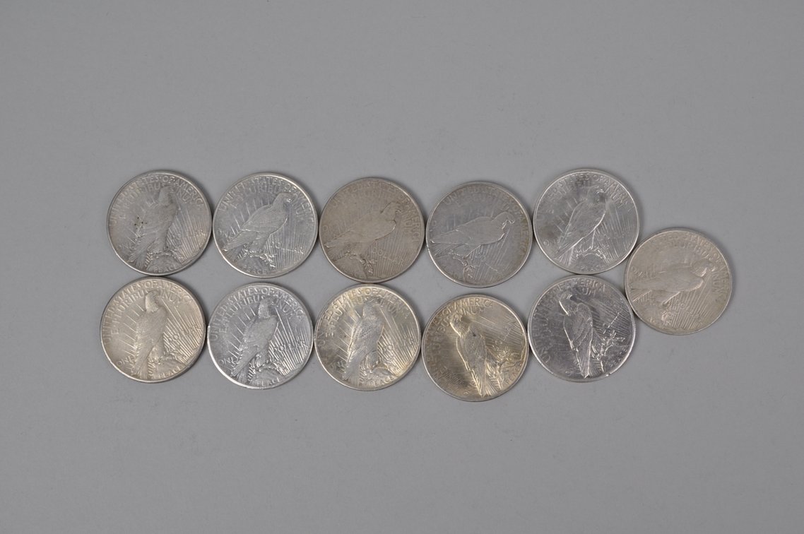 Silver Peace Dollars, photo 5 of 8