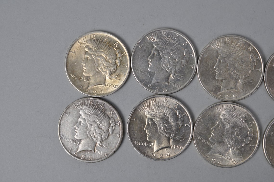Silver Peace Dollars, photo 2 of 8