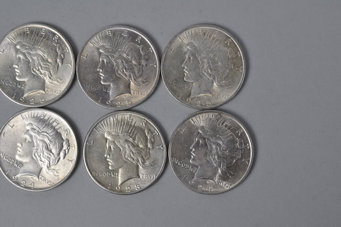 Silver Peace Dollars, photo 4 of 8