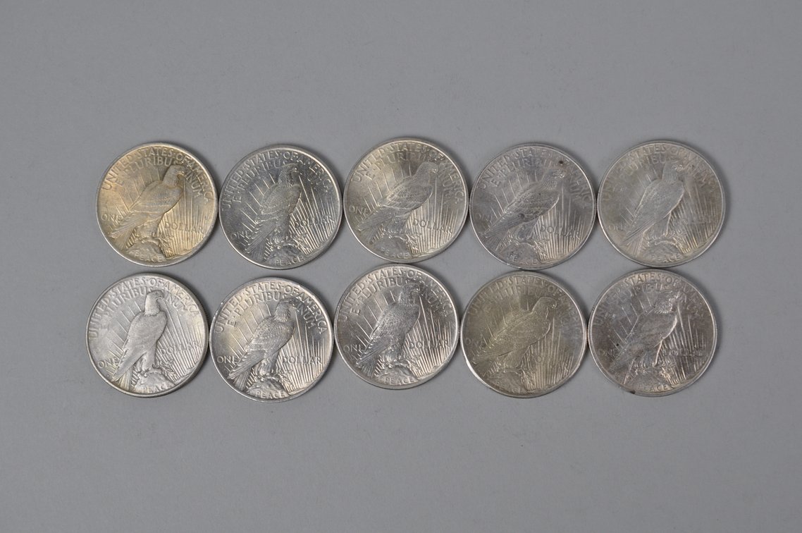 Silver Peace Dollars, photo 5 of 8