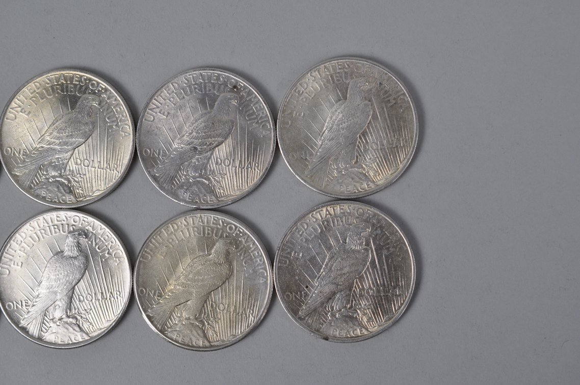 Silver Peace Dollars, photo 8 of 8