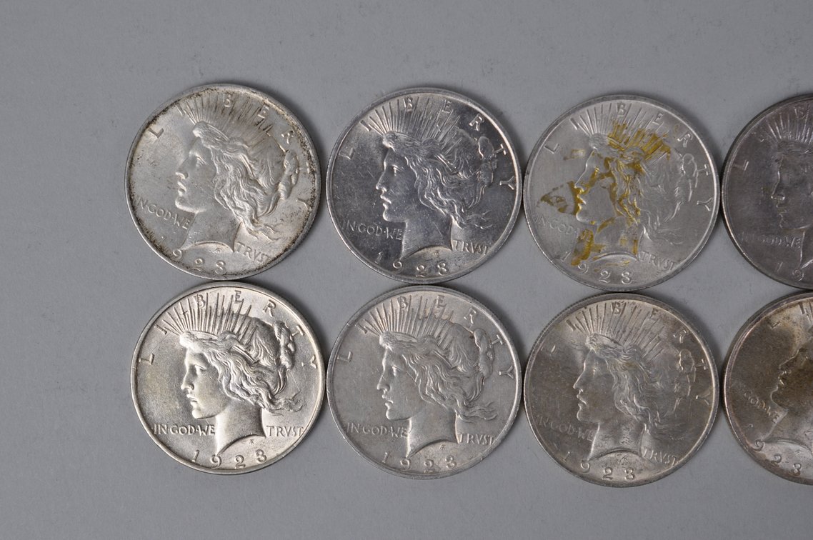 Silver Peace Dollars, photo 2 of 8