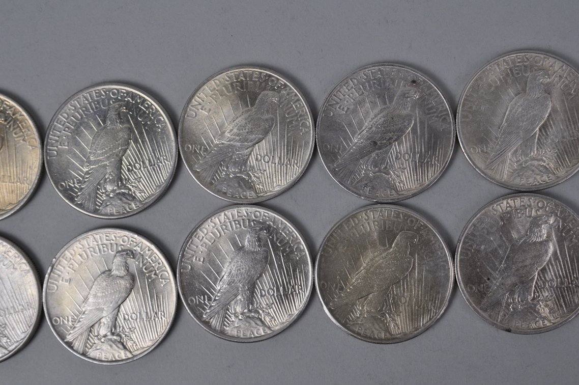 Silver Peace Dollars, photo 7 of 8