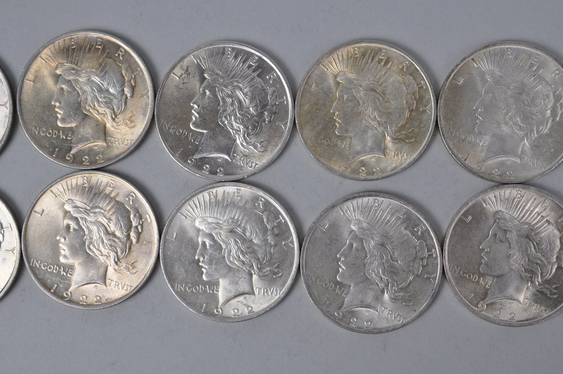 Silver Peace Dollars, photo 3 of 8