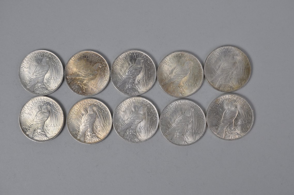 Silver Peace Dollars, photo 5 of 8