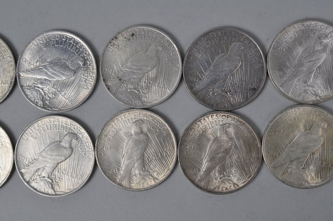 Silver Peace Dollars, photo 7 of 8