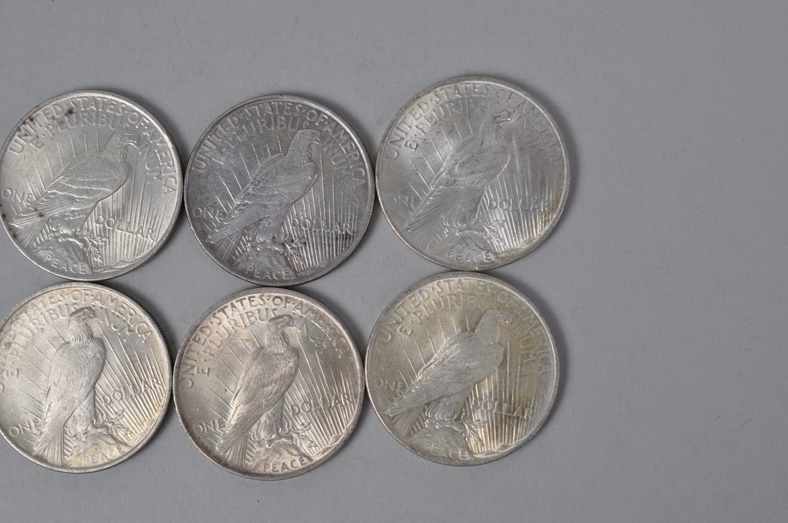 Silver Peace Dollars, photo 8 of 8