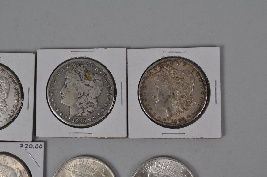Silver Morgan and Peace Dollars, photo 4 of 10
