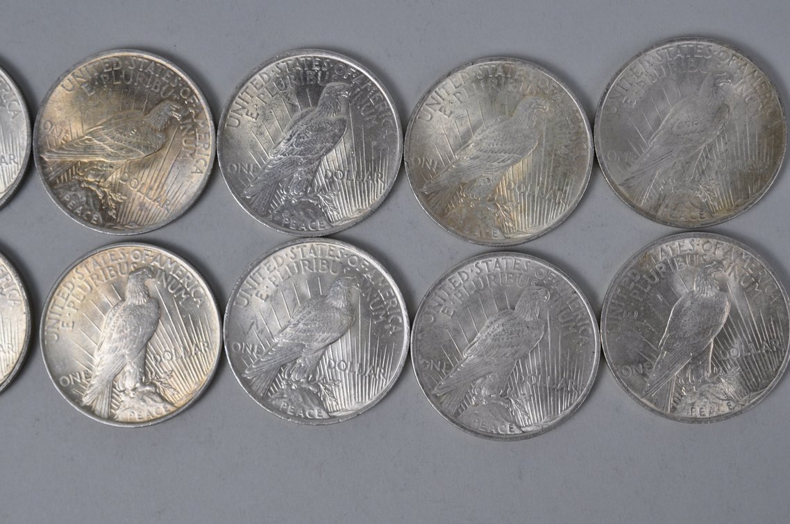 Silver Peace Dollars, photo 7 of 8