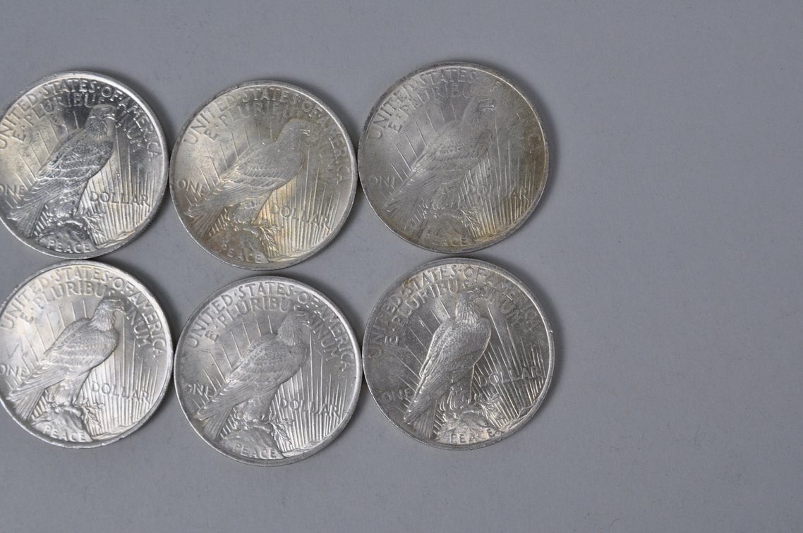 Silver Peace Dollars, photo 8 of 8