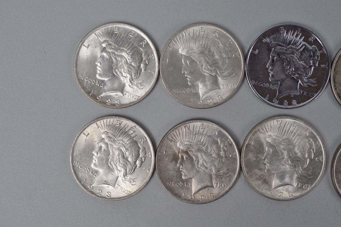 Silver Peace Dollars, photo 2 of 8