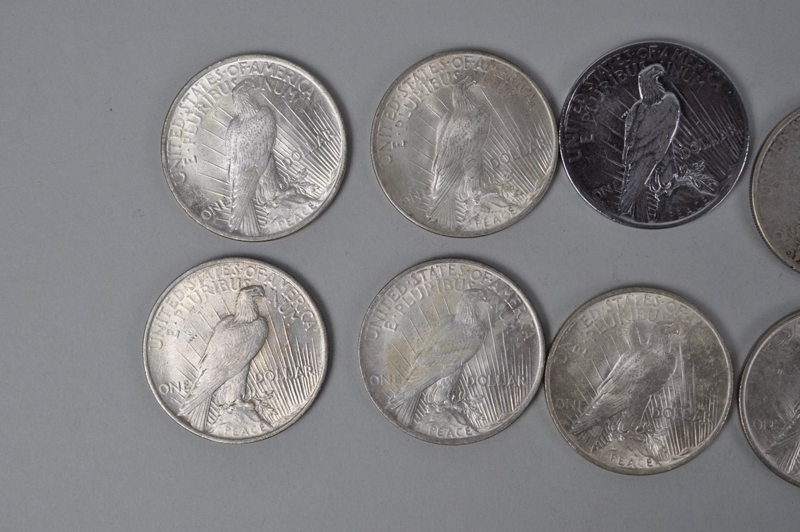 Silver Peace Dollars, photo 6 of 8
