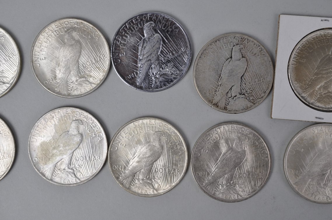 Silver Peace Dollars, photo 7 of 8