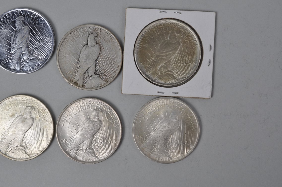 Silver Peace Dollars, photo 8 of 8