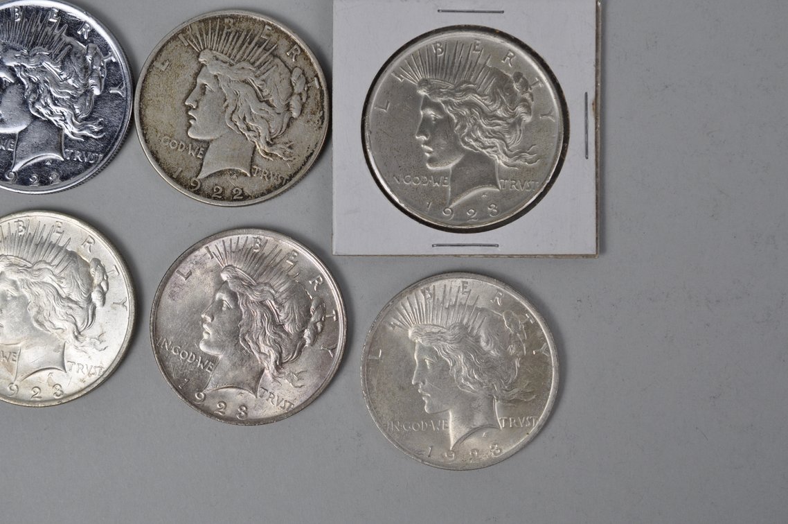 Silver Peace Dollars, photo 4 of 8