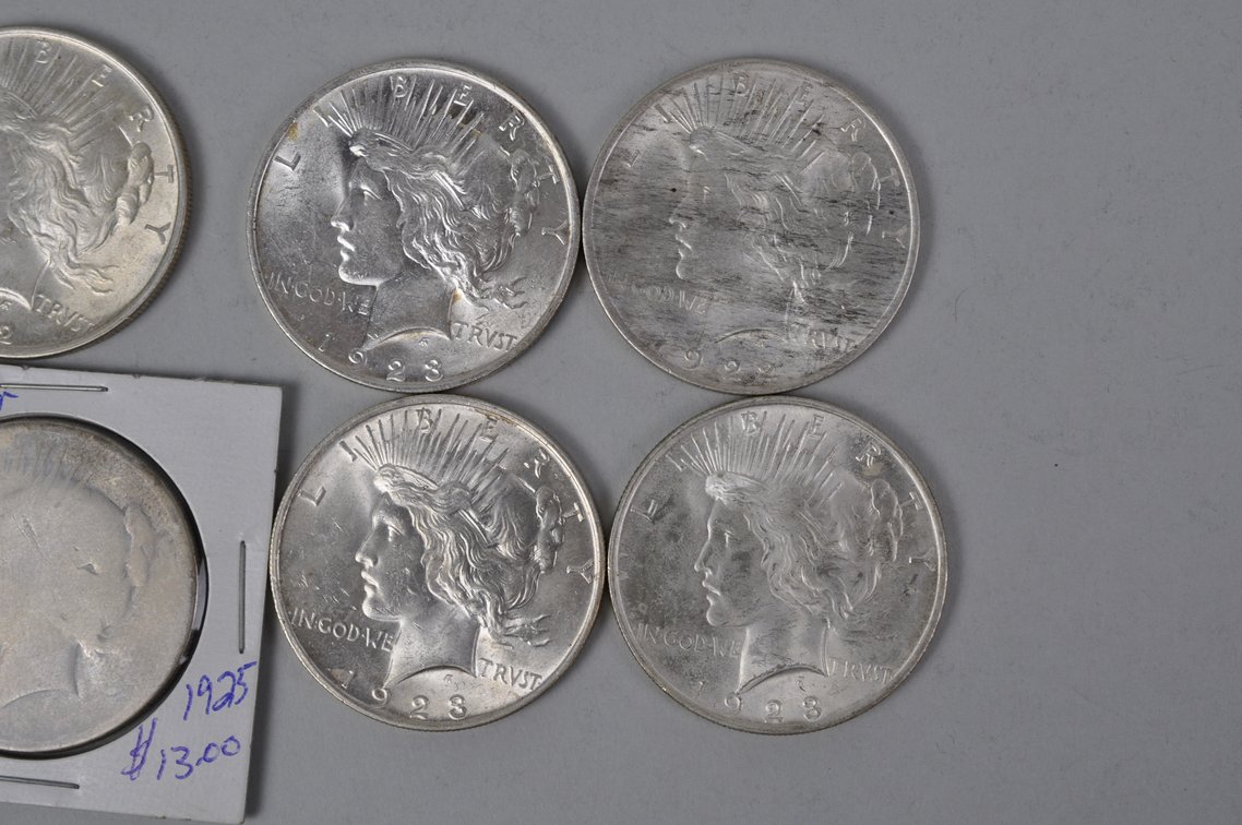 Silver Peace Dollars, photo 6 of 10