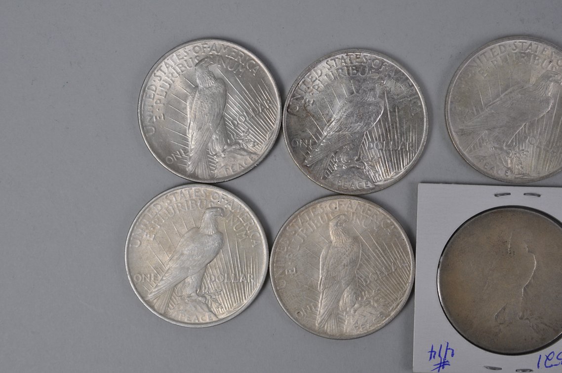 Silver Peace Dollars, photo 8 of 10